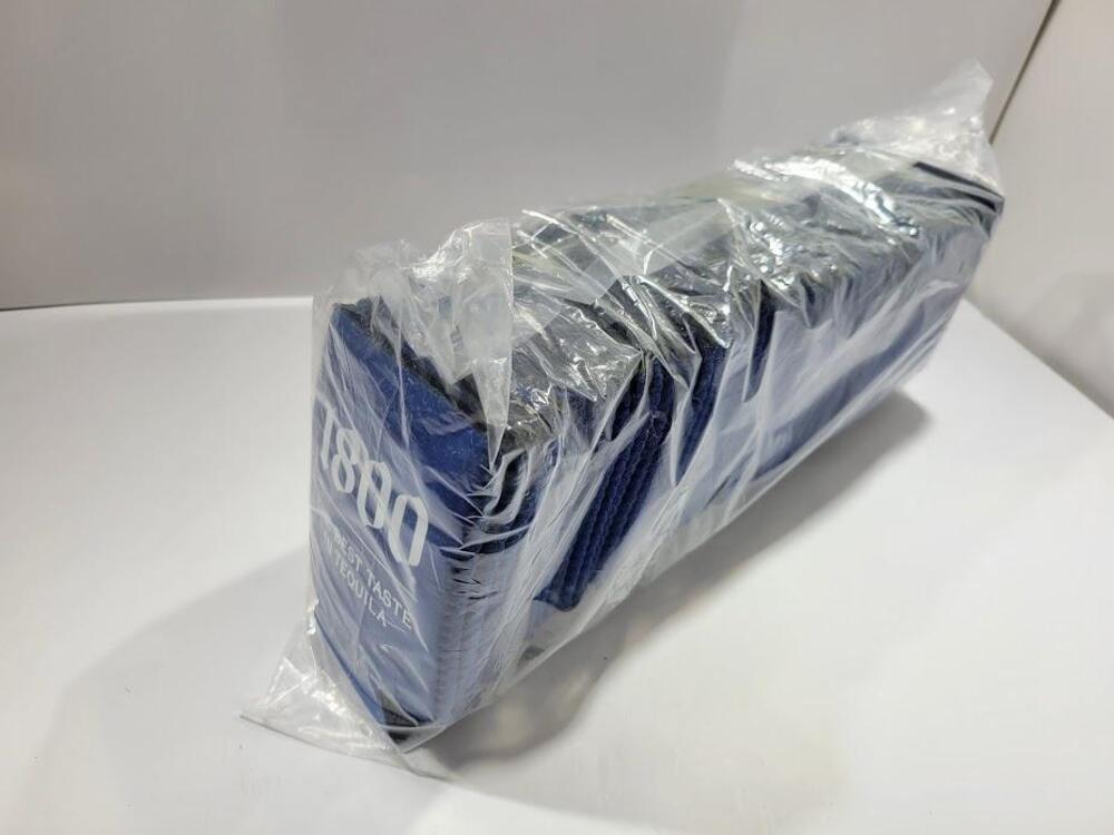1800 Tequila Can Coolers Set 50Pc Blue Neoprene Insulated Drink Koozie Sleeves
